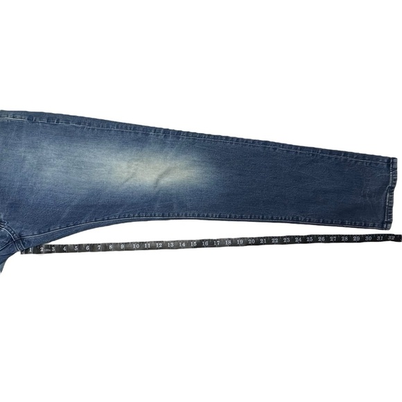 G-Star 3301 Slim Men's Blue Denim Jeans Size 34x34 - Picture 7 of 9